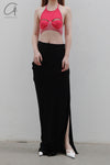 OUDE WAAG hollow hanging neck corset OW-23SS AS05 pink